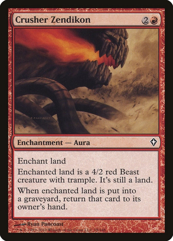 Image for Crusher Zendikon (78) (Worldwake) (WWK) - Magic: The Gathering