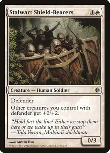 Image for Stalwart Shield-Bearers (46) (Rise of the Eldrazi) - Magic: The Gathering
