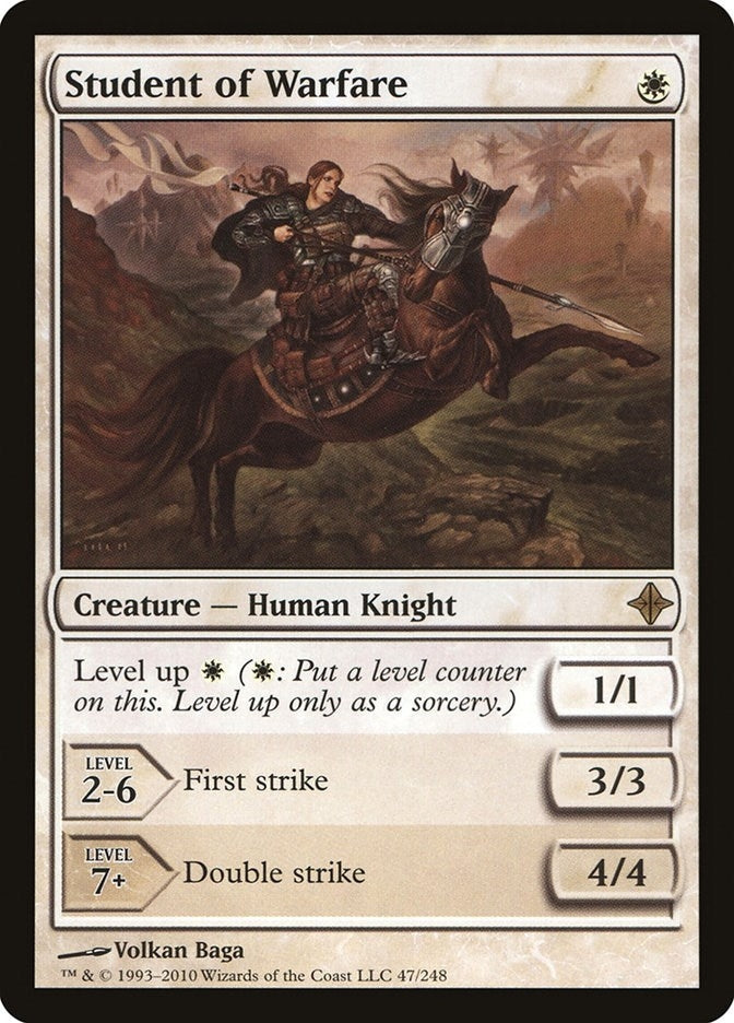 Image for Student of Warfare (47) (Rise of the Eldrazi) - Magic: The Gathering