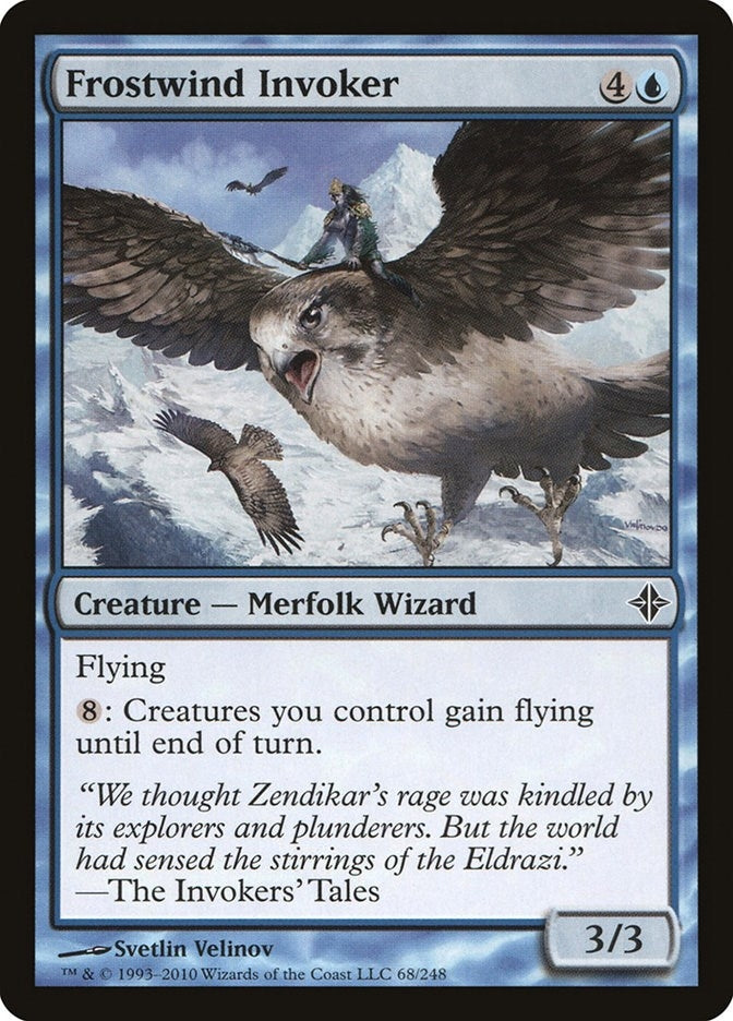 Image for Frostwind Invoker (68) (Rise of the Eldrazi) - Magic: The Gathering