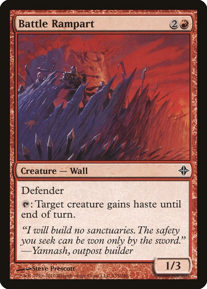 Image for Battle Rampart (135) (Rise of the Eldrazi) - Magic: The Gathering