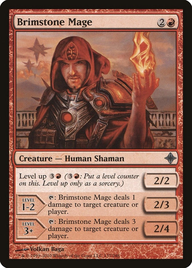 Image for Brimstone Mage (137) (Rise of the Eldrazi) - Magic: The Gathering