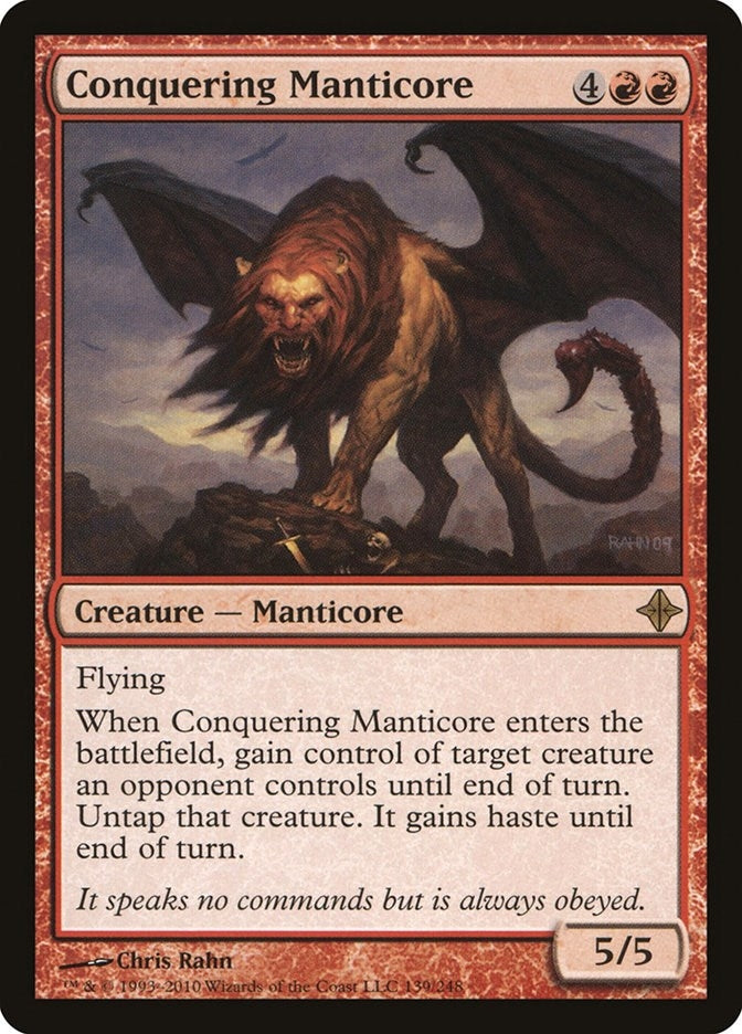 Image for Conquering Manticore (139) (Rise of the Eldrazi) - Magic: The Gathering