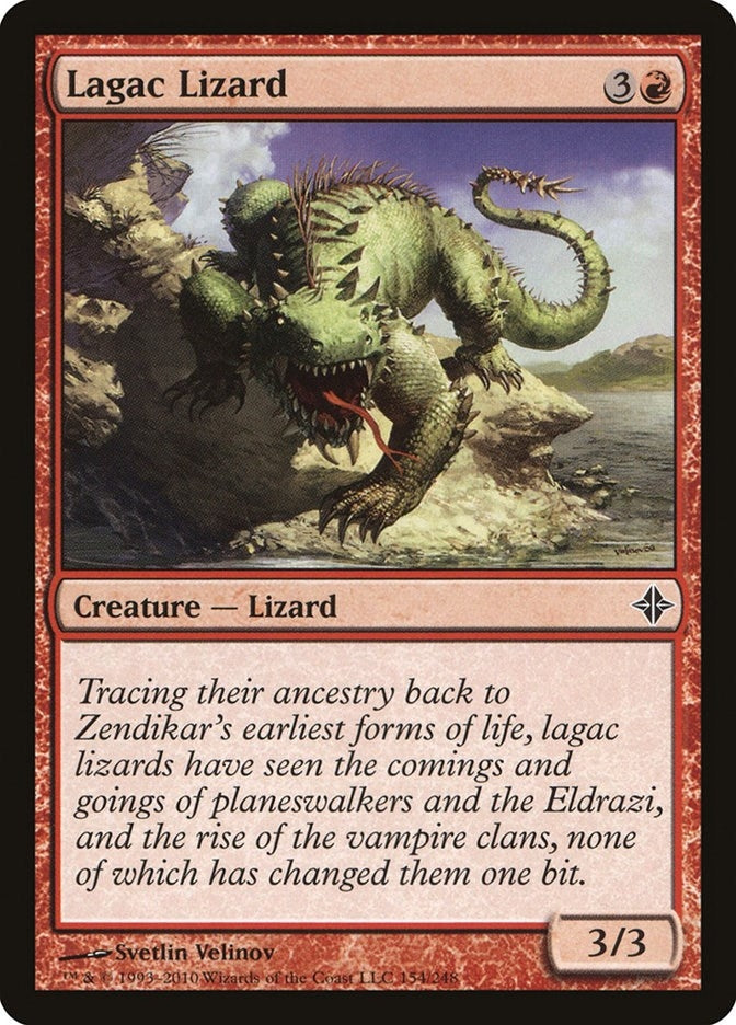 Image for Lagac Lizard (154) (Rise of the Eldrazi) - Magic: The Gathering