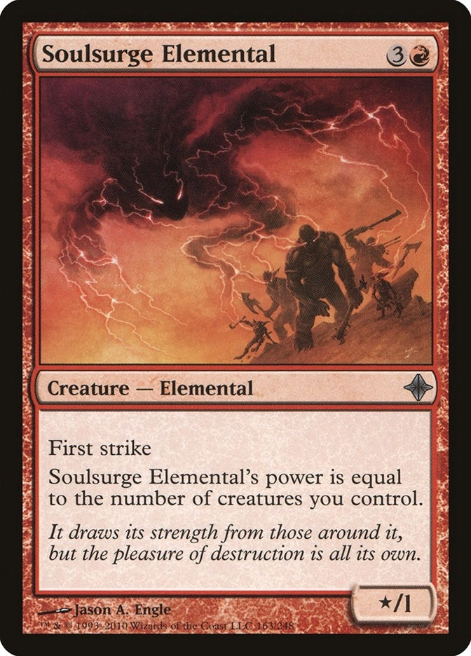 Image for Soulsurge Elemental (163) (Rise of the Eldrazi) - Magic: The Gathering
