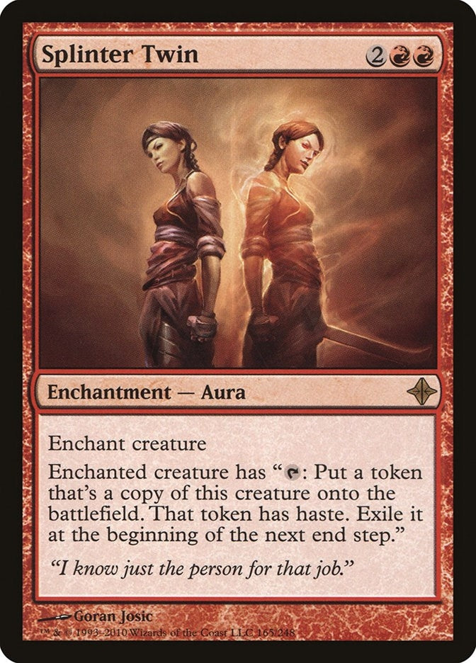Image for Splinter Twin (165) (Rise of the Eldrazi) - Magic: The Gathering