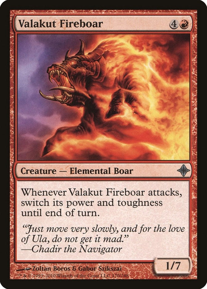 Image for Valakut Fireboar (170) (Rise of the Eldrazi) - Magic: The Gathering