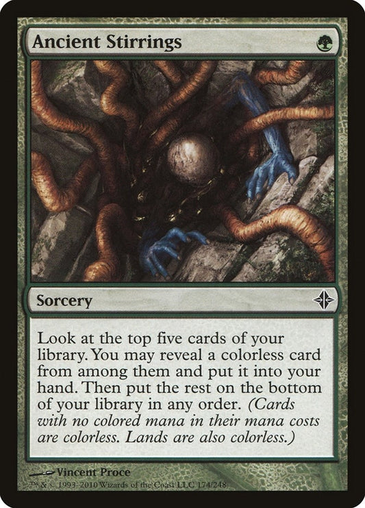 Image for Ancient Stirrings (174) (Rise of the Eldrazi) - Magic: The Gathering