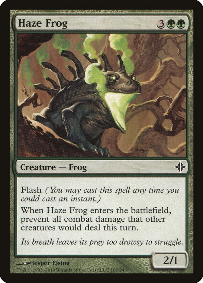 Image for Haze Frog (187) (Rise of the Eldrazi) - Magic: The Gathering