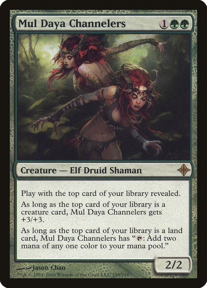 Image for Mul Daya Channelers (198) (Rise of the Eldrazi) - Magic: The Gathering