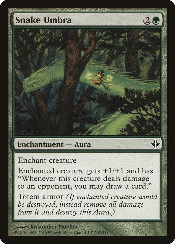 Image for Snake Umbra (207) (Rise of the Eldrazi) - Magic: The Gathering