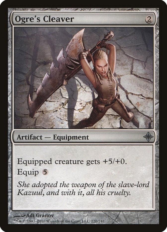 Image for Ogre's Cleaver (220) (Rise of the Eldrazi) - Magic: The Gathering