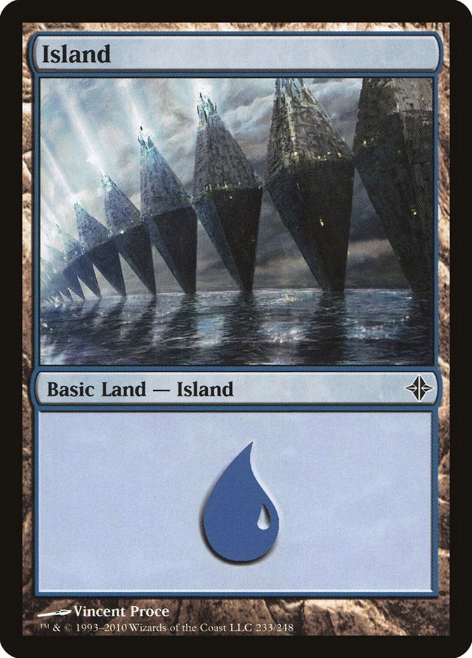 Image for Island (233) (233) (Rise of the Eldrazi) - Magic: The Gathering