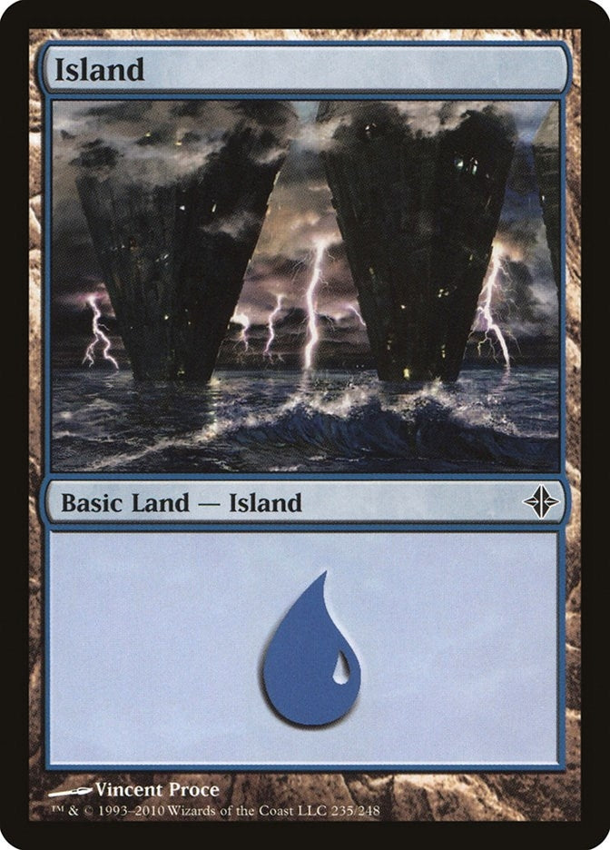Image for Island (235) (235) (Rise of the Eldrazi) - Magic: The Gathering