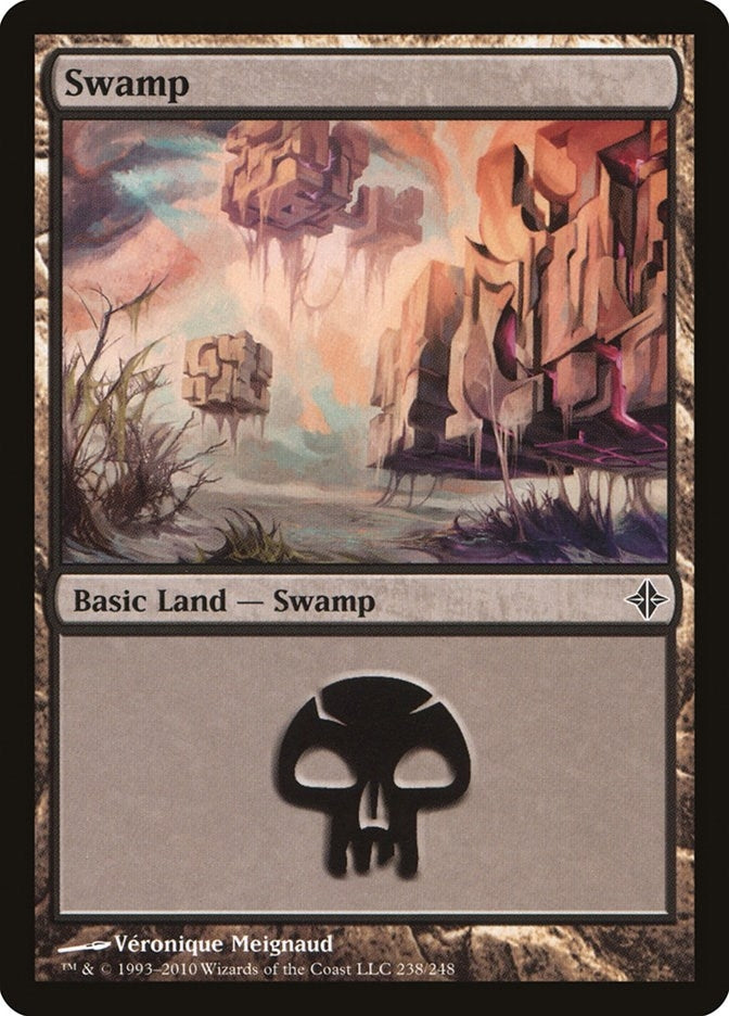 Image for Swamp (238) (238) (Rise of the Eldrazi) - Magic: The Gathering