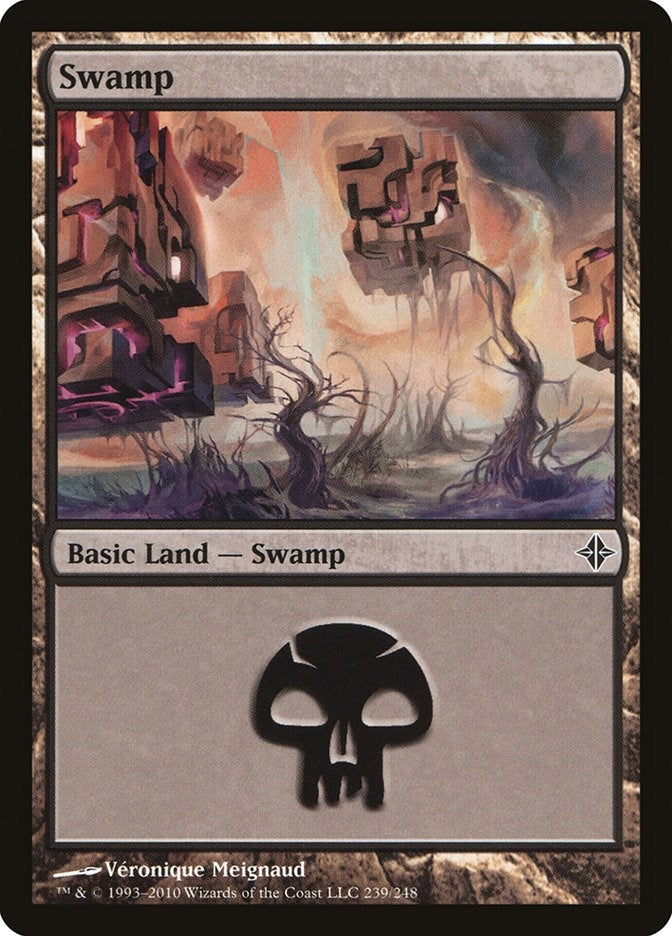 Image for Swamp (239) (239) (Rise of the Eldrazi) - Magic: The Gathering