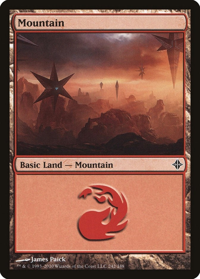 Image for Mountain (242) (242) (Rise of the Eldrazi) - Magic: The Gathering