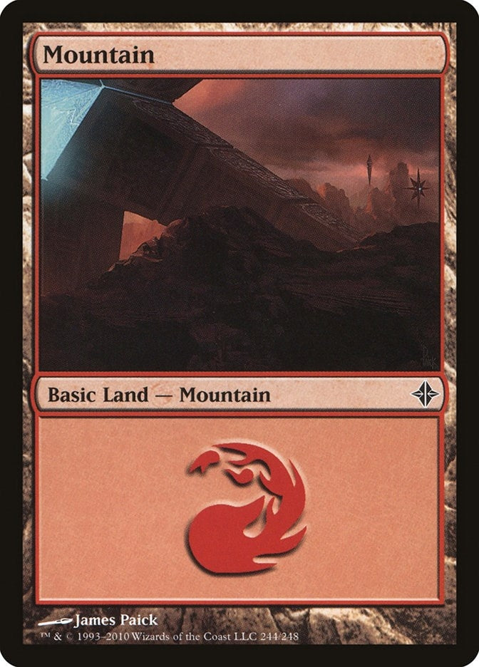 Image for Mountain (244) (244) (Rise of the Eldrazi) - Magic: The Gathering