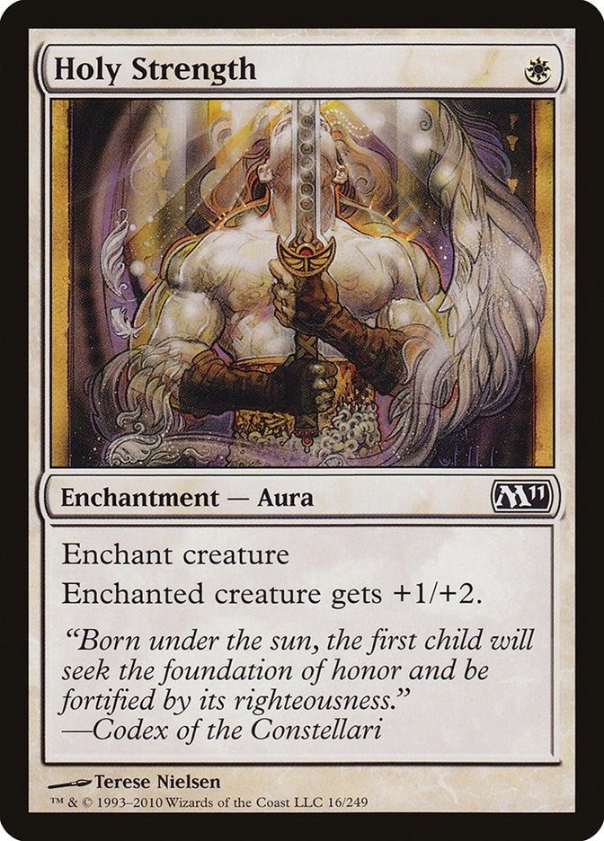 Image for Holy Strength (16) (Magic 2011 (M11)) - Magic: The Gathering