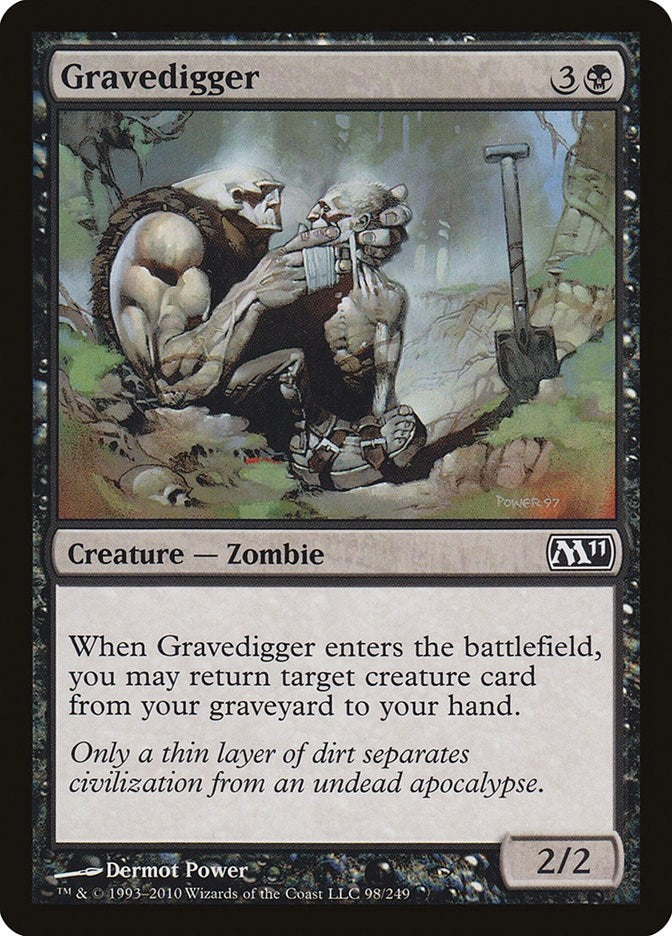 Image for Gravedigger (98) (Magic 2011 (M11)) - Magic: The Gathering