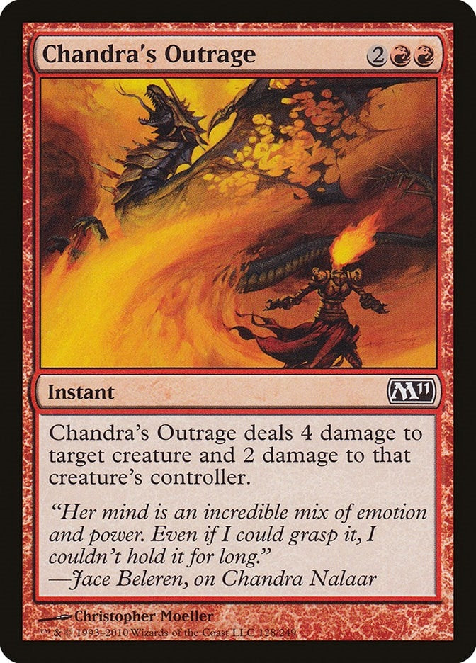 Chandra's Outrage (128) (Magic 2011 (M11))