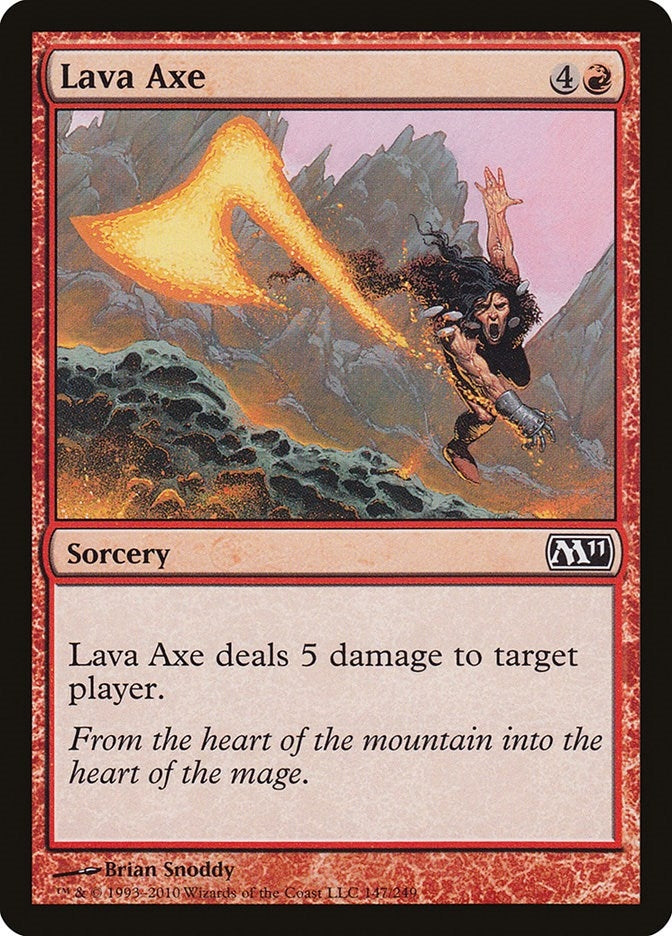 Image for Lava Axe (147) (Magic 2011 (M11)) - Magic: The Gathering