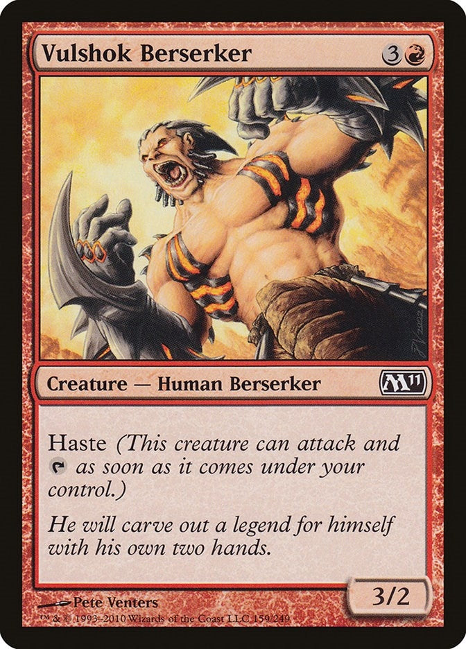 Image for Vulshok Berserker (159) (Magic 2011 (M11)) - Magic: The Gathering