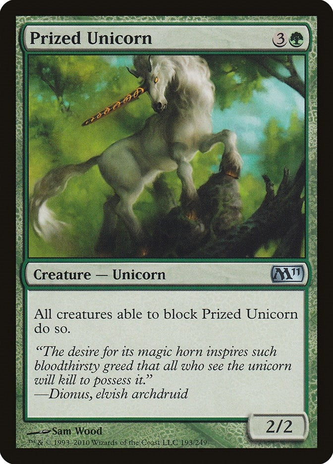 Prized Unicorn (193) (Magic 2011 (M11))