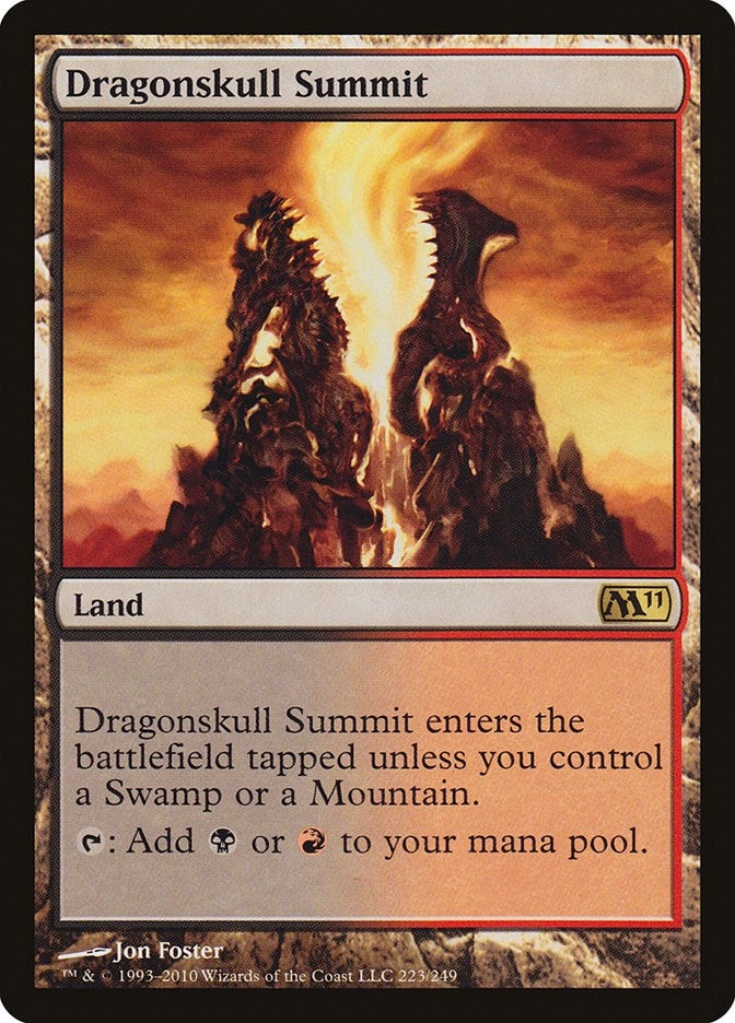 Image for Dragonskull Summit (223) (Magic 2011 (M11)) - Magic: The Gathering