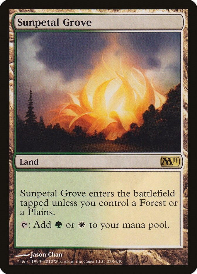 Image for Sunpetal Grove (228) (Magic 2011 (M11)) - Magic: The Gathering