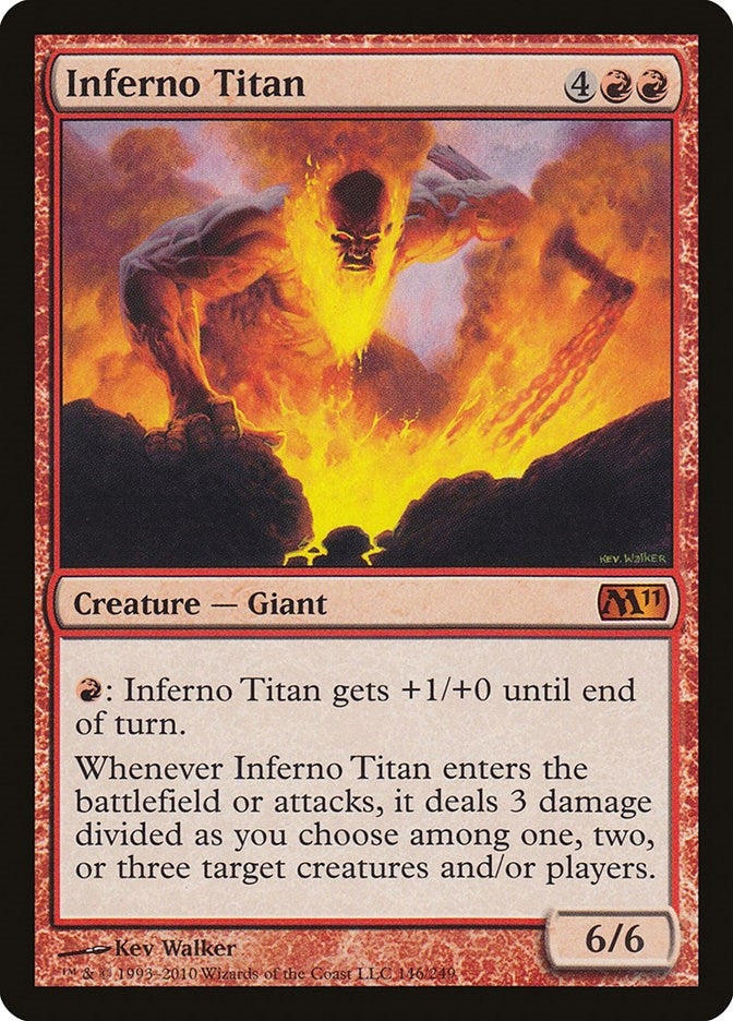 Image for Inferno Titan (146) (Magic 2011 (M11)) - Magic: The Gathering