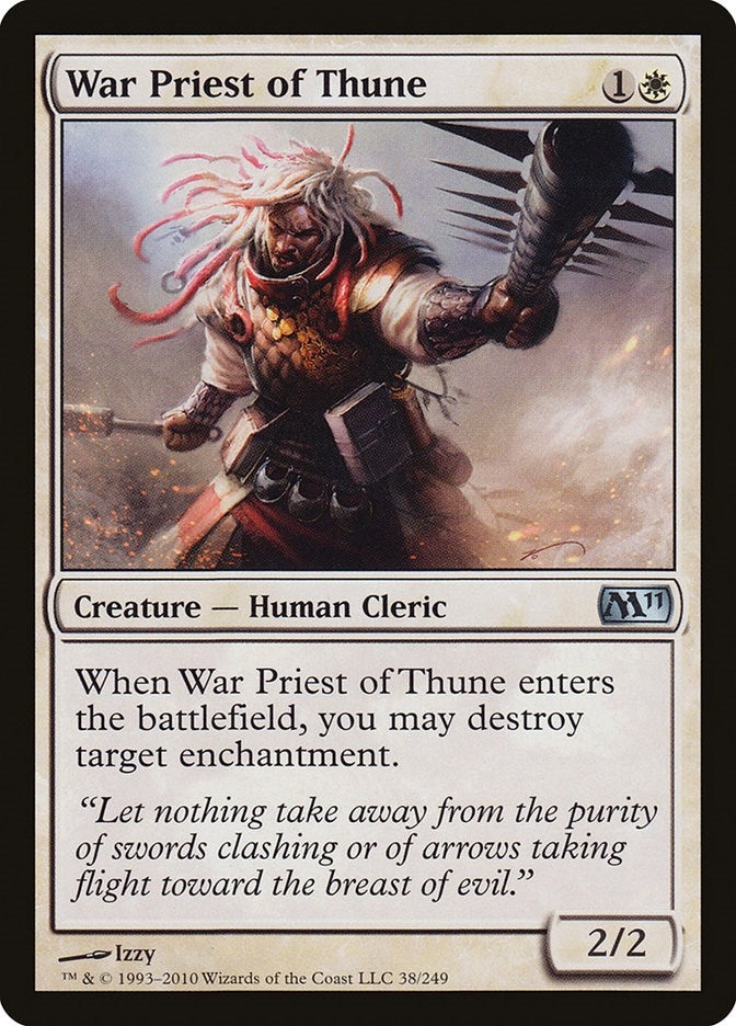 Image for War Priest of Thune (38) (Magic 2011 (M11)) - Magic: The Gathering