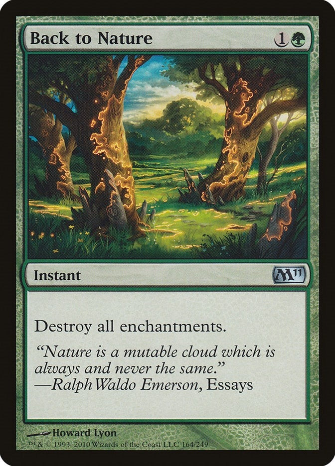 Back to Nature (164) (Magic 2011 (M11))