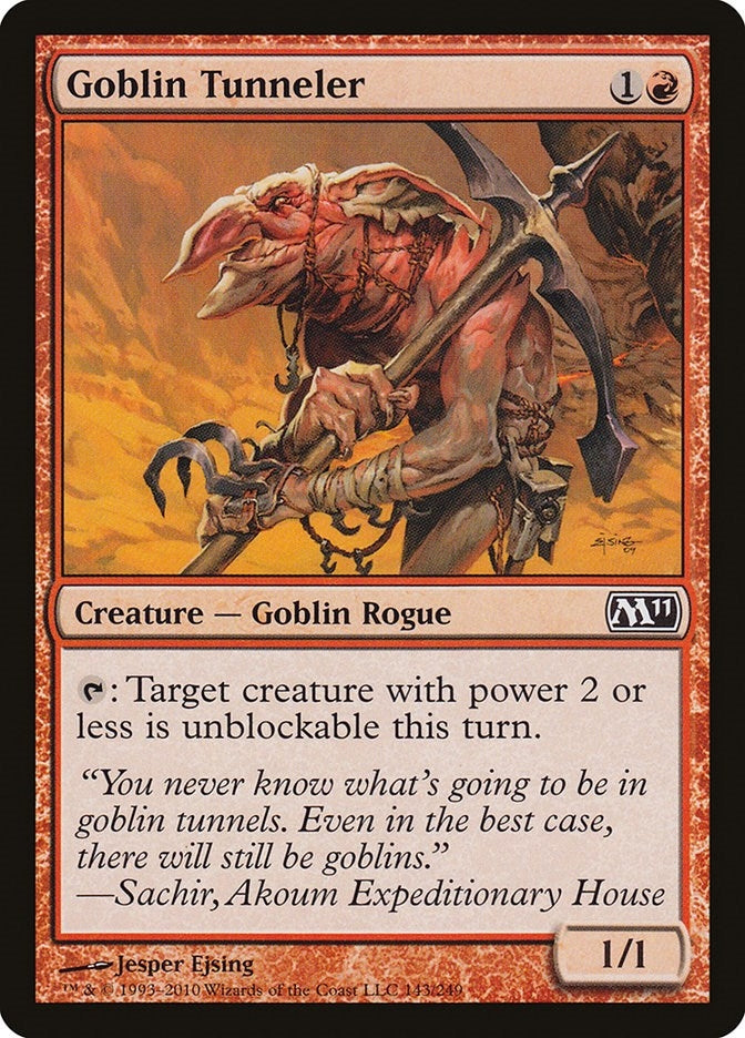 Image for Goblin Tunneler (143) (Magic 2011 (M11)) - Magic: The Gathering