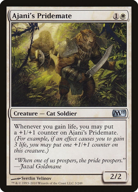 Ajani's Pridemate (3) (Magic 2011 (M11))