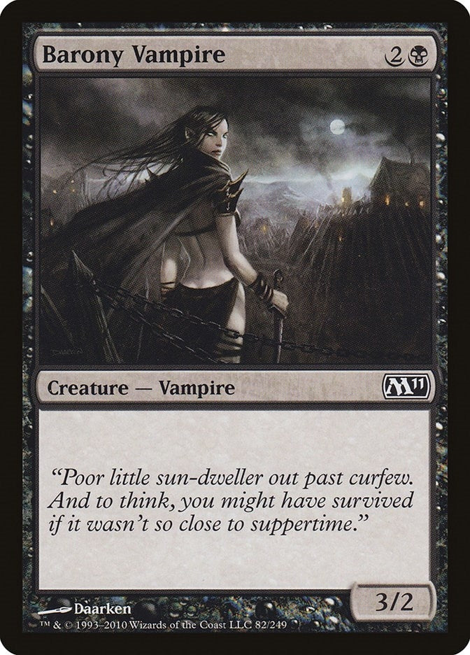 Barony Vampire (82) (Magic 2011 (M11))