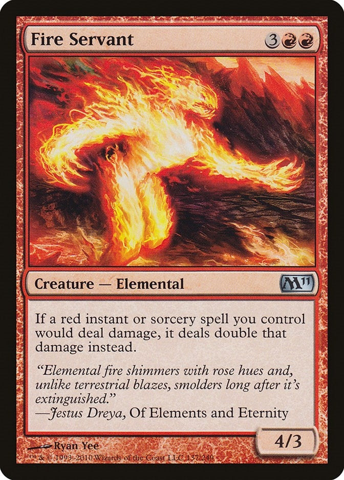 Image for Fire Servant (137) (Magic 2011 (M11)) - Magic: The Gathering
