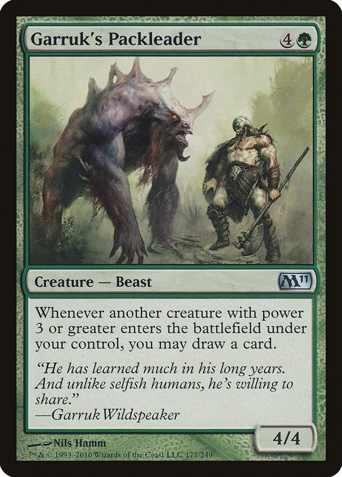 Image for Garruk's Packleader (177) (Magic 2011 (M11)) - Magic: The Gathering