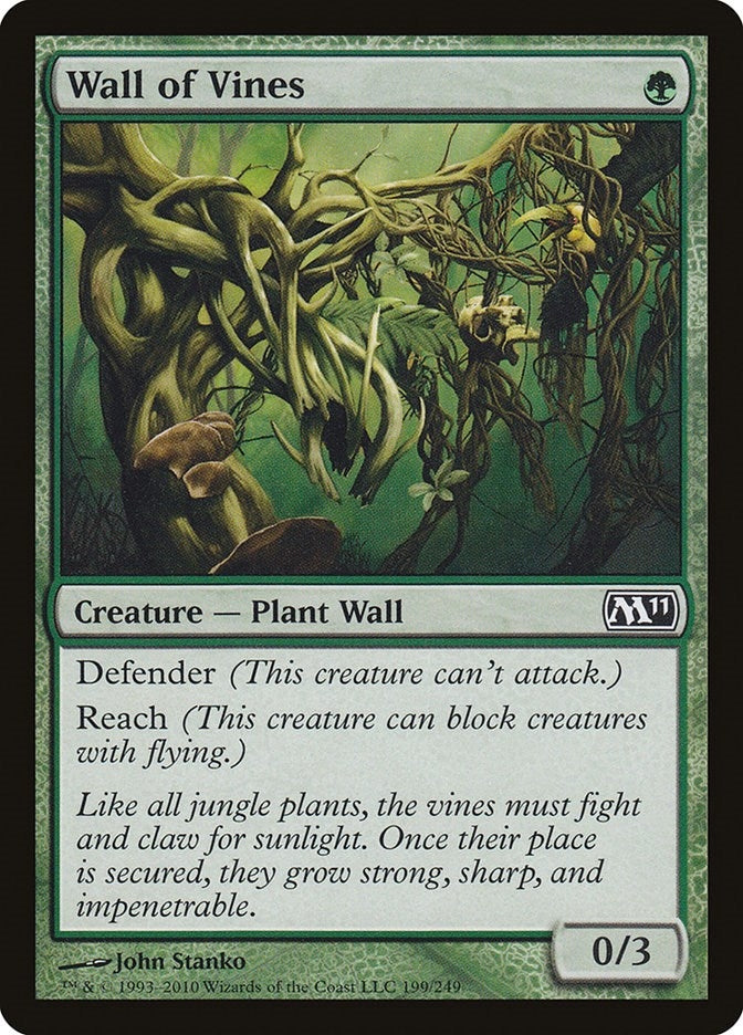 Wall of Vines (199) (Magic 2011 (M11))