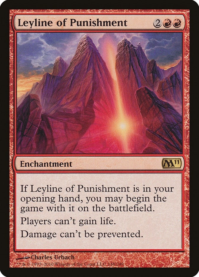 Image for Leyline of Punishment (148) (Magic 2011 (M11)) - Magic: The Gathering