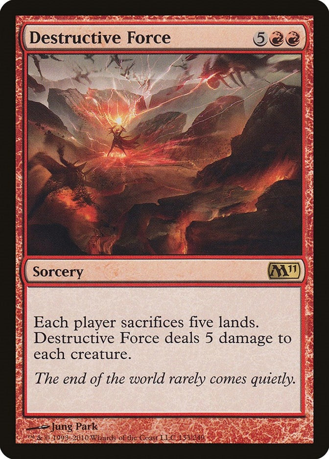 Image for Destructive Force (133) (Magic 2011 (M11)) - Magic: The Gathering