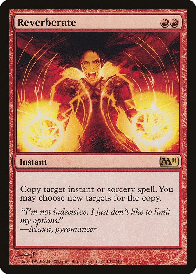 Image for Reverberate (155) (Magic 2011 (M11)) - Magic: The Gathering