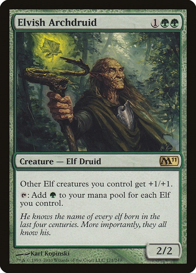 Elvish Archdruid (171) (Magic 2011 (M11))