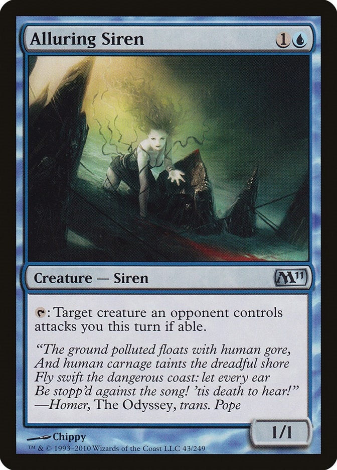 Image for Alluring Siren (43) (Magic 2011 (M11)) - Magic: The Gathering