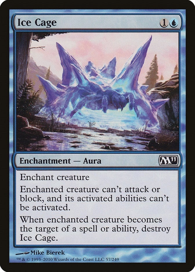 Image for Ice Cage (57) (Magic 2011 (M11)) - Magic: The Gathering