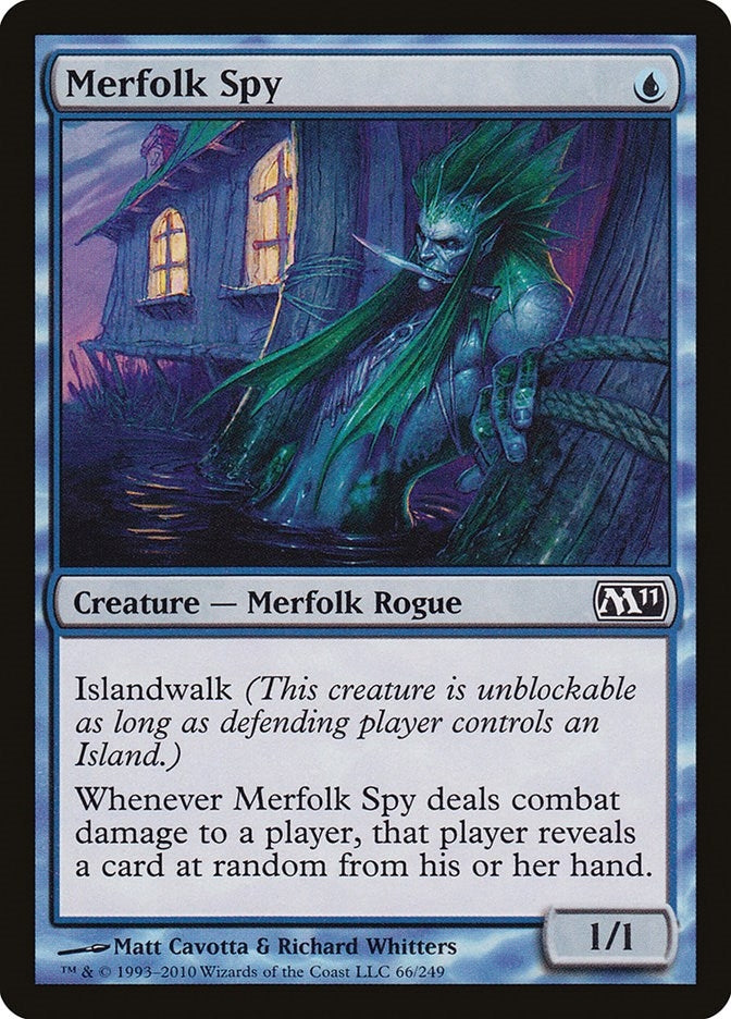 Image for Merfolk Spy (66) (Magic 2011 (M11)) - Magic: The Gathering