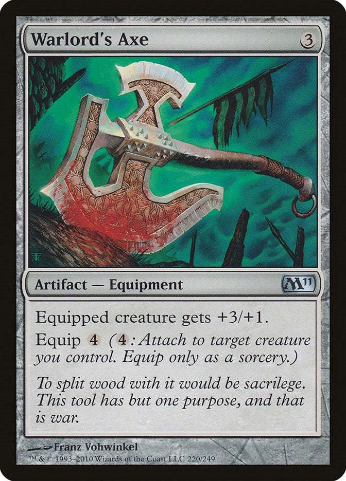 Image for Warlord's Axe (220) (Magic 2011 (M11)) - Magic: The Gathering