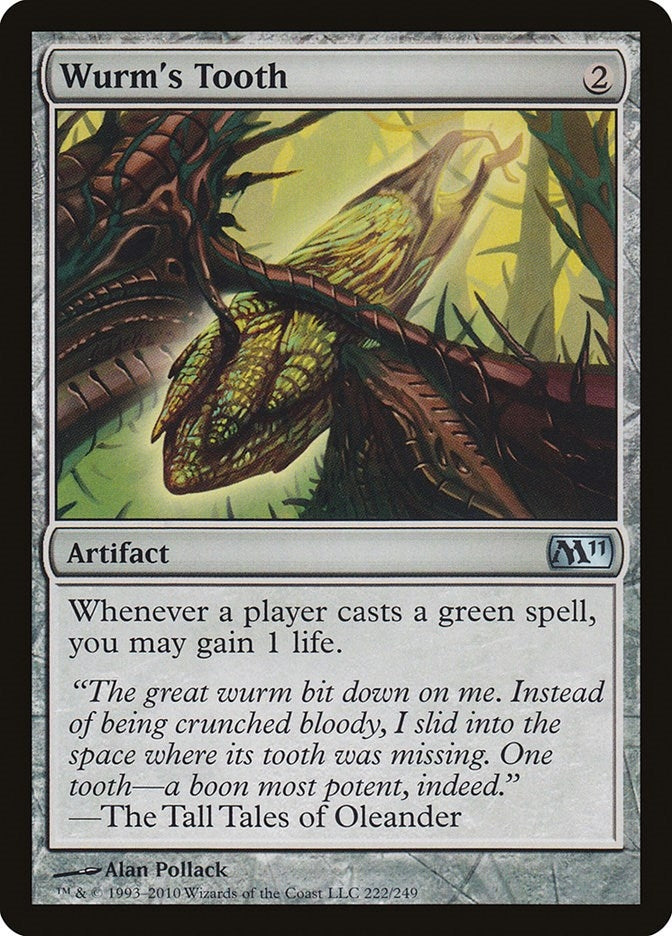 Image for Wurm's Tooth (222) (Magic 2011 (M11)) - Magic: The Gathering