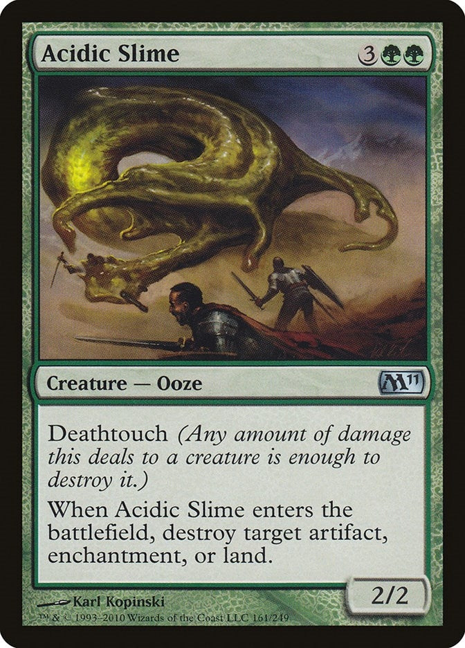 Image for Acidic Slime (161) (Magic 2011 (M11)) - Magic: The Gathering