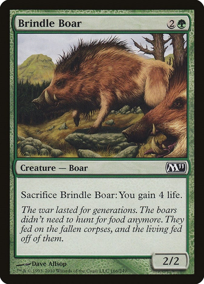 Brindle Boar (166) (Magic 2011 (M11))